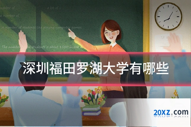 深圳福田罗湖大学有哪些