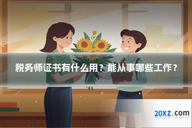 税务师证书有什么用？能从事哪些工作？