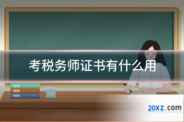 考税务师证书有什么用