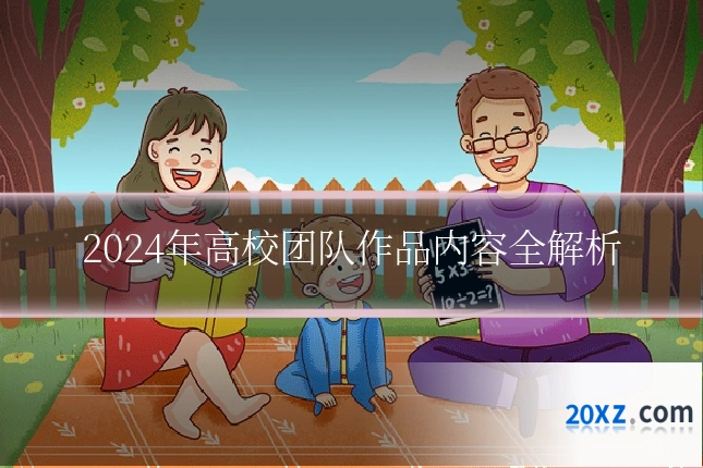 2024年高校团队作品内容全解析