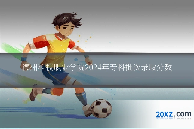德州科技职业学院2024年专科批次录取分数