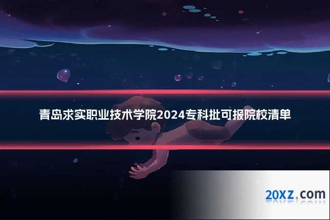 青岛求实职业技术学院2024专科批可报院校清单