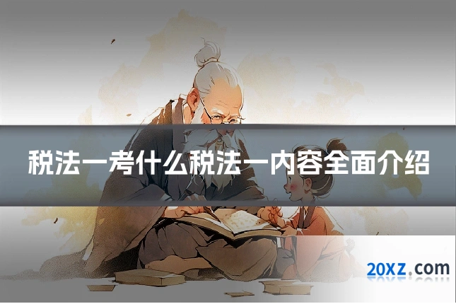 税法一考什么税法一内容全面介绍
