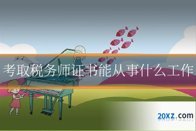 考取税务师证书能从事什么工作