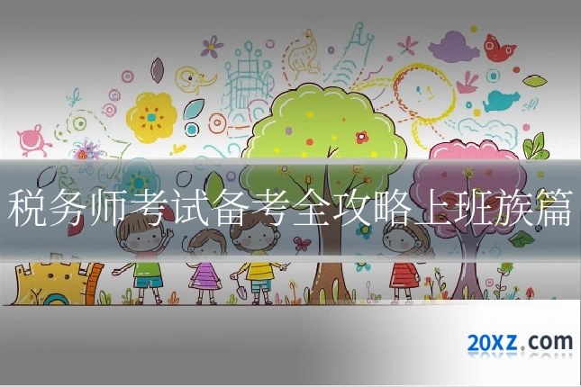 税务师考试备考全攻略上班族篇