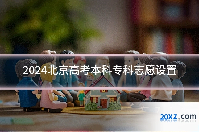 2024北京高考本科专科志愿设置