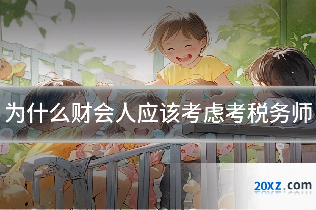 为什么财会人应该考虑考税务师