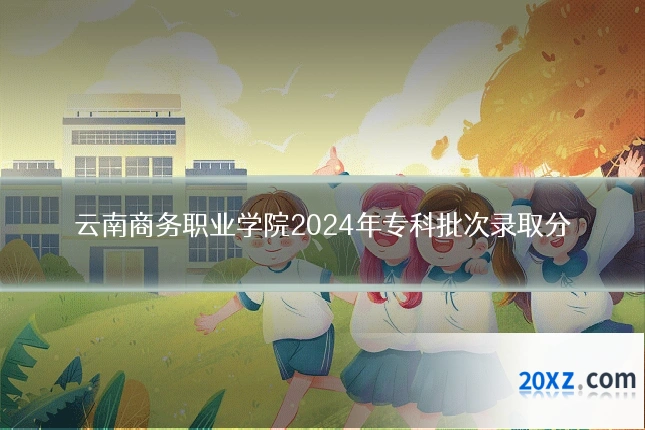 云南商务职业学院2024年专科批次录取分