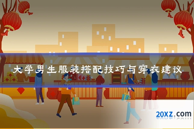 大学男生服装搭配技巧与穿衣建议