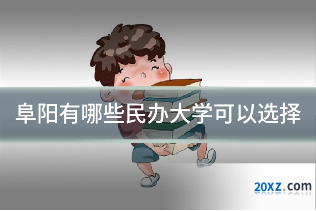 阜阳有哪些民办大学可以选择
