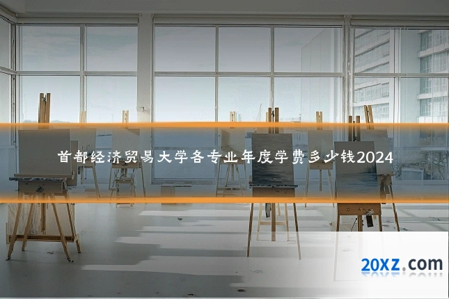 首都经济贸易大学各专业年度学费多少钱2024