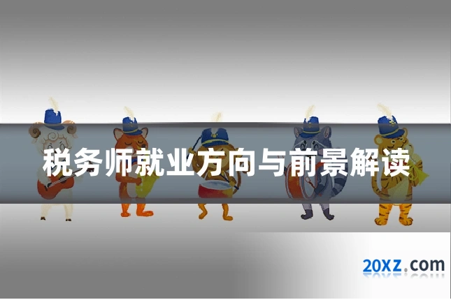 税务师就业方向与前景解读