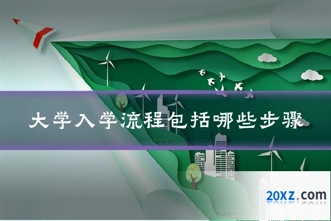 大学入学流程包括哪些步骤
