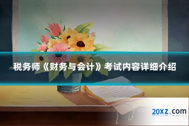 税务师《财务与会计》考试内容详细介绍