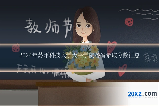 2024年苏州科技大学天平学院各省录取分数汇总