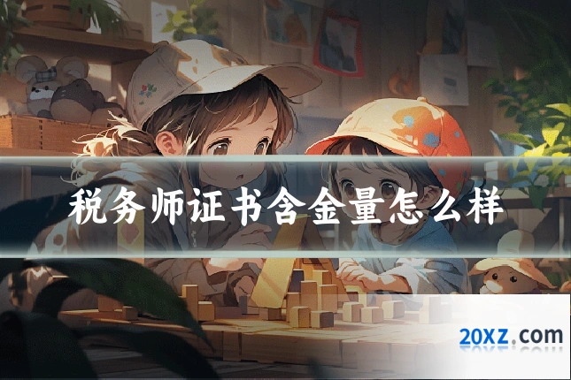 税务师证书含金量怎么样