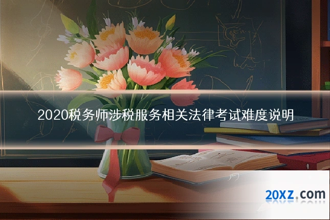 2020税务师涉税服务相关法律考试难度说明