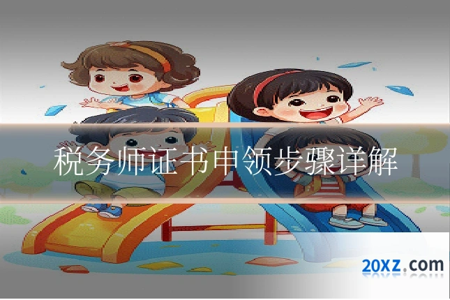 税务师证书申领步骤详解
