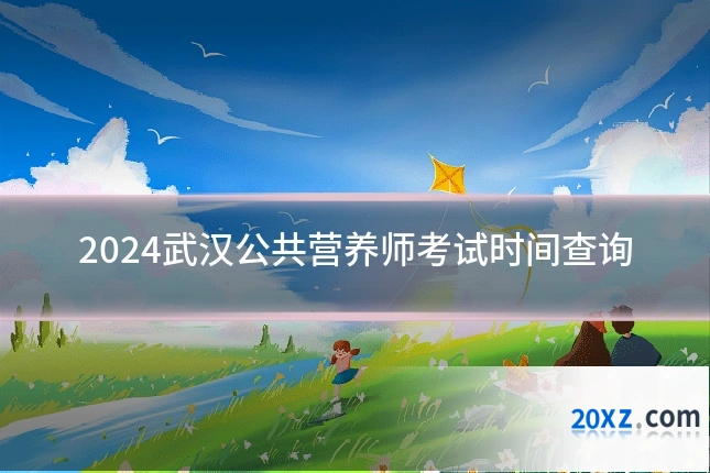 2024武汉公共营养师考试时间查询