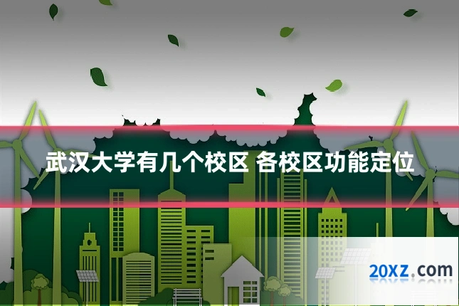 武汉大学有几个校区 各校区功能定位
