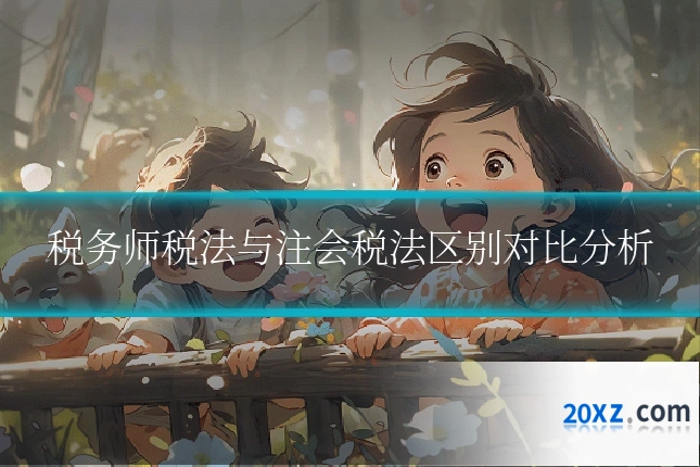 税务师税法与注会税法区别对比分析