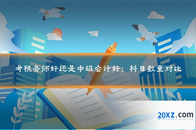 考税务师好还是中级会计好：科目数量对比