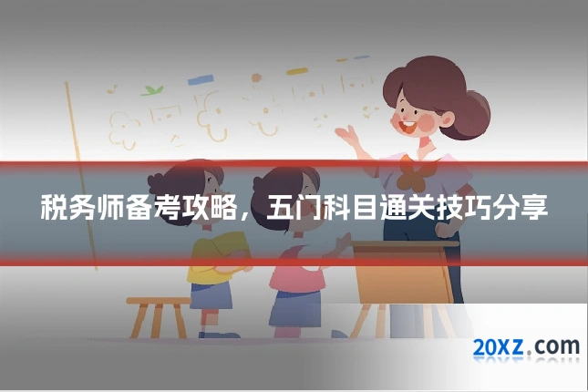 税务师备考攻略,五门科目通关技巧分享