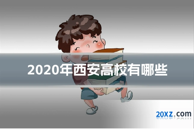 2020年西安高校有哪些