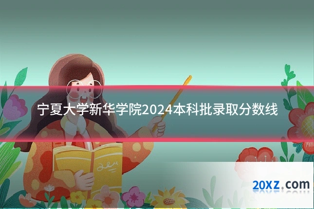 宁夏大学新华学院2024本科批录取分数线