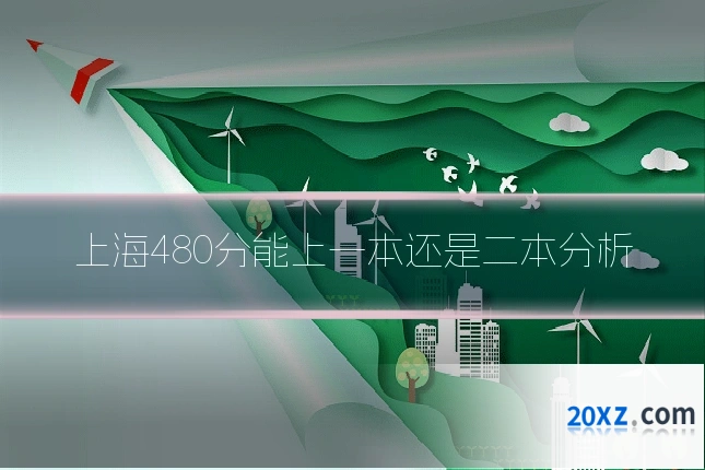 上海480分能上一本还是二本分析