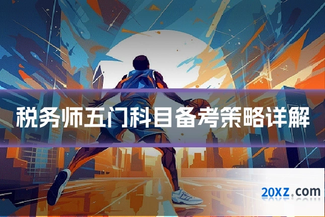 税务师五门科目备考策略详解
