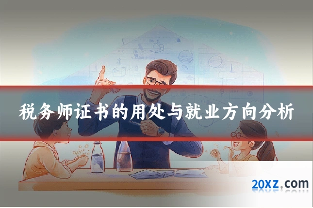 税务师证书的用处与就业方向分析