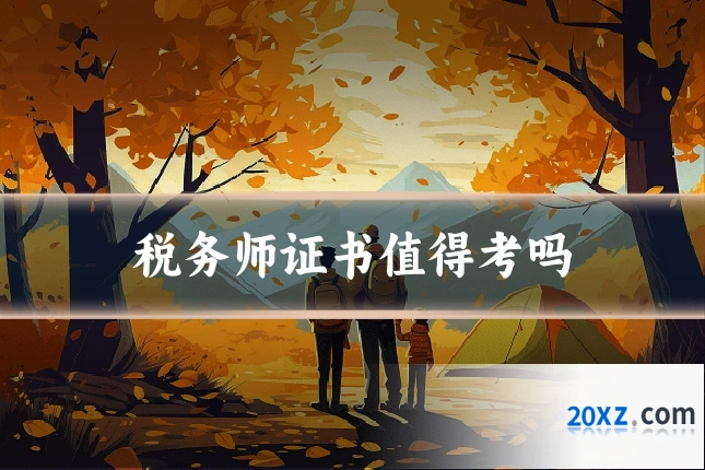 税务师证书值得考吗