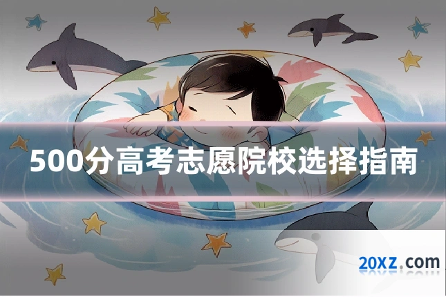 500分高考志愿院校选择指南