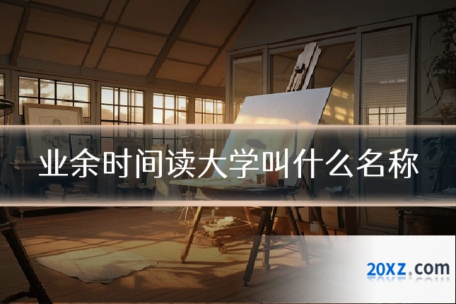 业余时间读大学叫什么名称