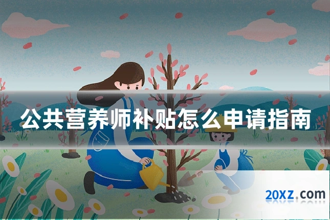 公共营养师补贴怎么申请指南