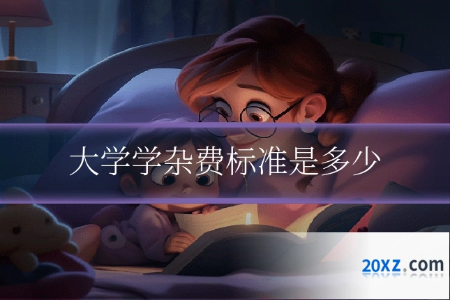 大学学杂费标准是多少