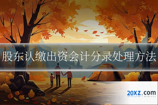 股东认缴出资会计分录处理方法