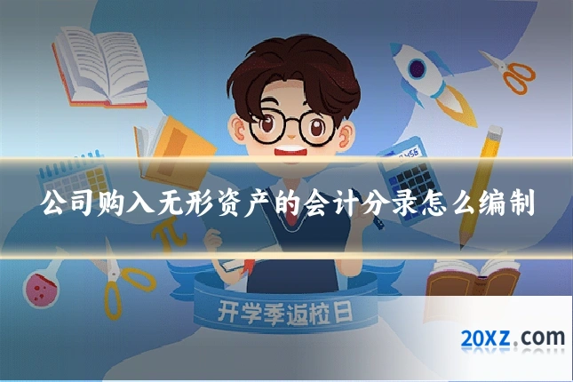 公司购入无形资产的会计分录怎么编制