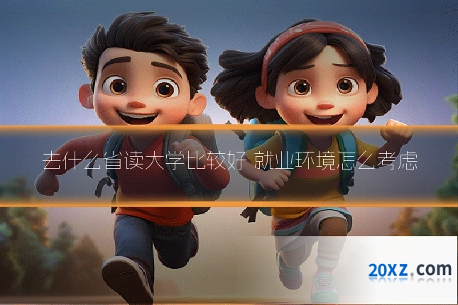 去什么省读大学比较好 就业环境怎么考虑