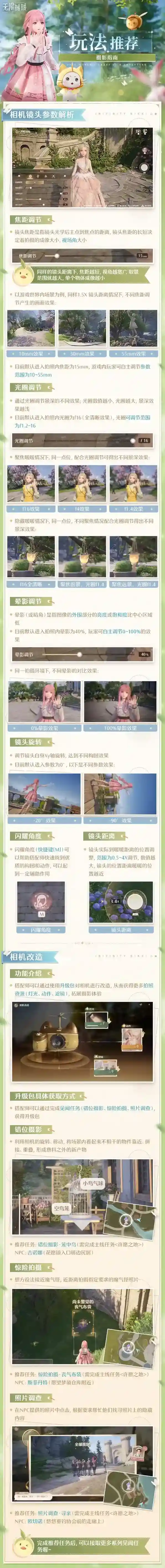 无限暖暖公测摄影怎么玩 无限暖暖公测摄影玩法介绍