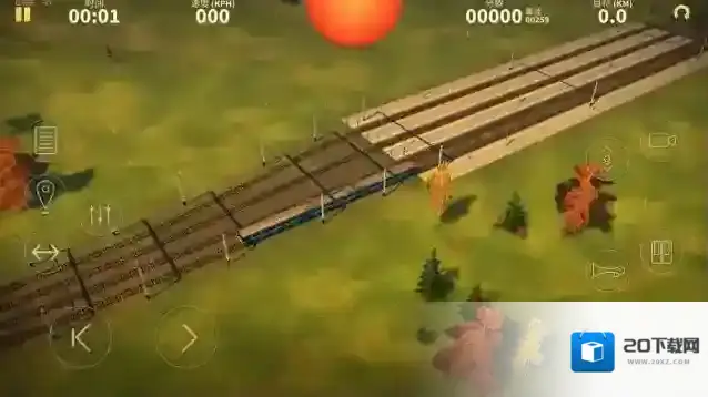 电动火车模拟器游玩