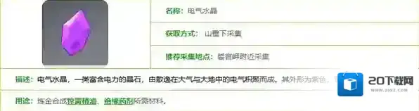 原神电气水晶采集位置一览