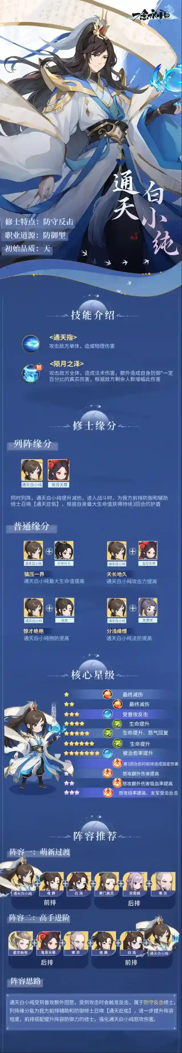 《一念永恒：少年追梦》「通天白小纯」修士攻略