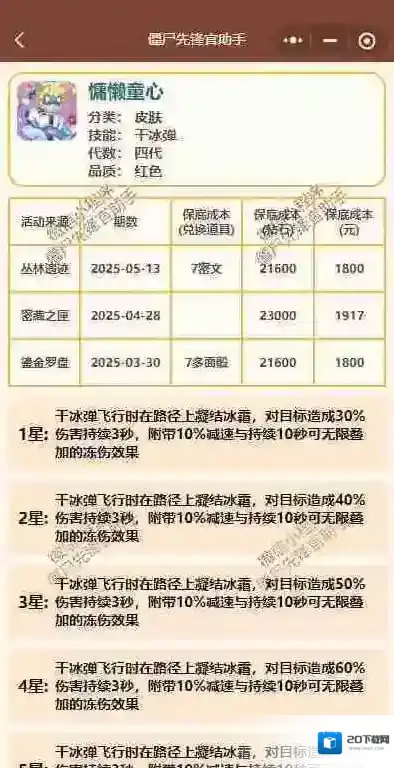 向僵尸开炮最强T0皮肤盘点