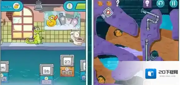 小鳄鱼爱洗澡9-20怎么过关 小鳄鱼爱洗澡9-20详细通关攻略