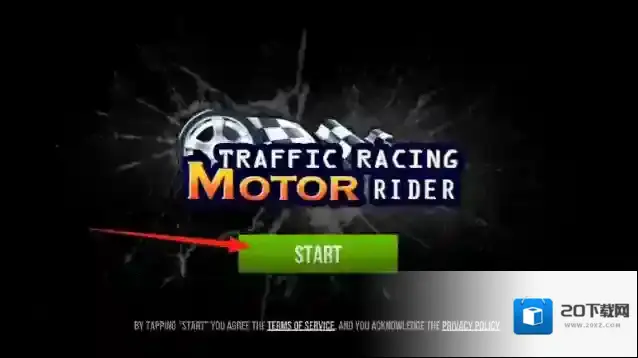 公路赛车摩托骑手