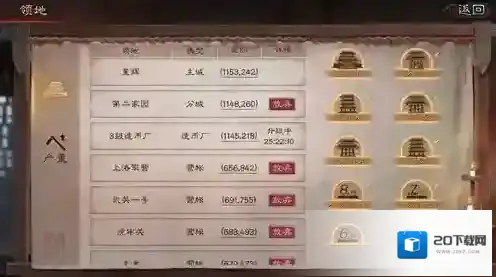 三国志战略版主城