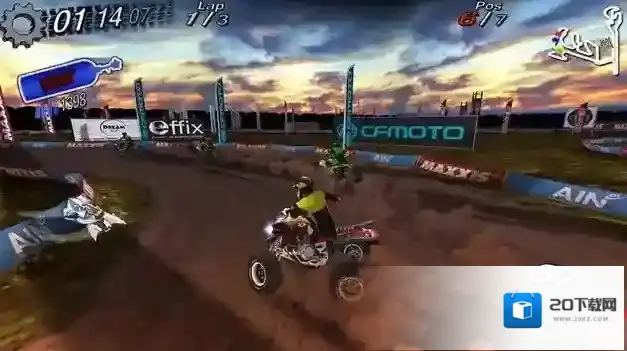 山地越野车竞赛山地