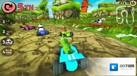 动物世界卡丁车赛道